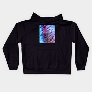 Colorful neon galaxy abstract Kids Hoodie